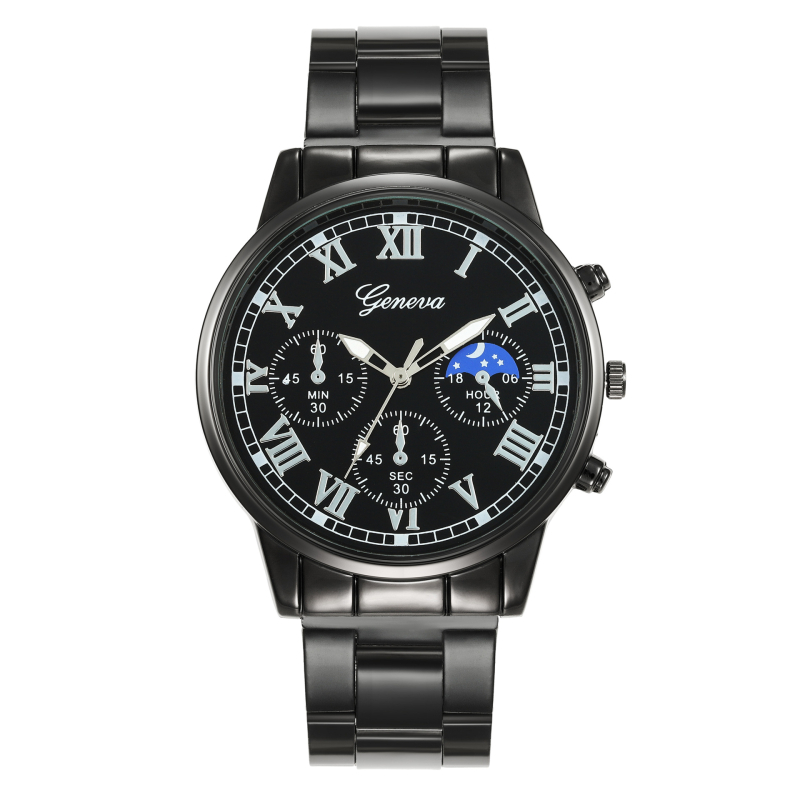 Muški poslovni kvarcni sat, model 3117, mehanizam 618, kućište i remen od legure