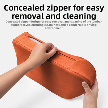 Automobiļa jostas atbalsta spilvens ar atmiņas putām, zamšīna pārvalks, piemērots Ideal modelim, vienkāršs dizains, visu sezonu lietošanai