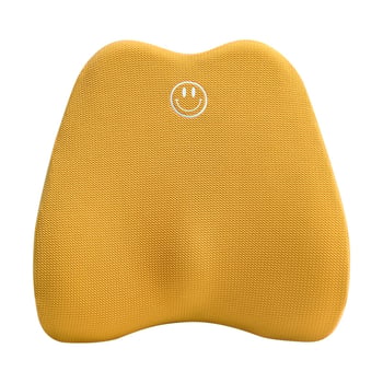 Bedrová opora na kancelársku stoličku s memory cotton, pruhovaný vzor, vyšívaný povlak, polyester/elastan materiál, personalizácia k dispozícii
