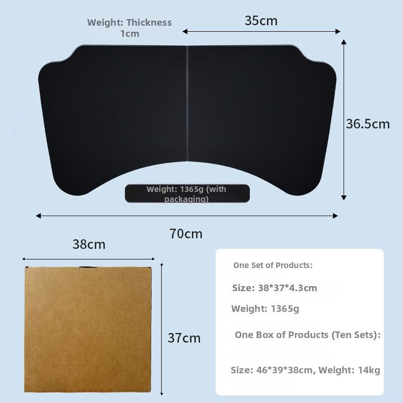 Laihu automobilių daugiafunkcinis sulankstomas stalas, dirbtinė plokštė, įmontuota tvirtinimas, universalus suderinamumas