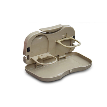 Сгъваема масичка за задната седалка за хранене с държач за чаша и отдел за съхранение, ABS пластмаса