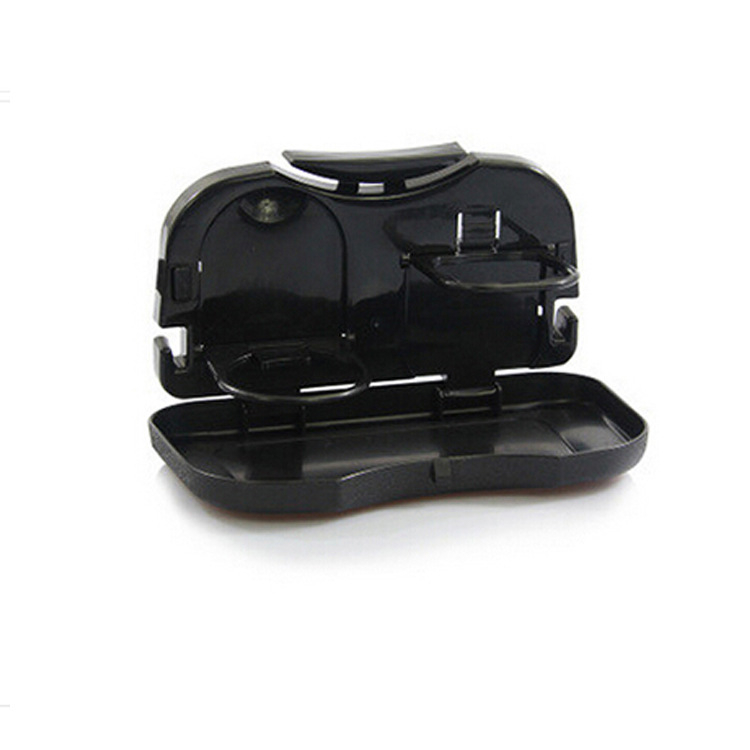 Сгъваема масичка за задната седалка за хранене с държач за чаша и отдел за съхранение, ABS пластмаса