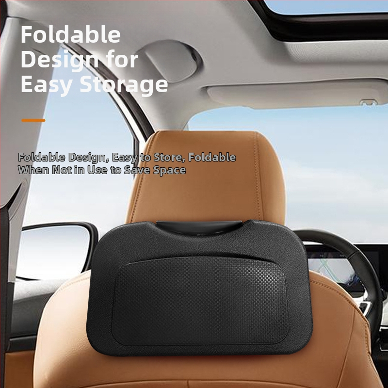 Automobilový skladací stolík pre zadné sedadlo, plastový, inštalácia na stenu, na písanie a notebook