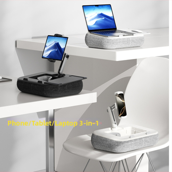 Daugiafunkcinis nešiojamojo kompiuterio stovas, universalus suderinamumas, plastikas, Ledetech, stalinis dizainas