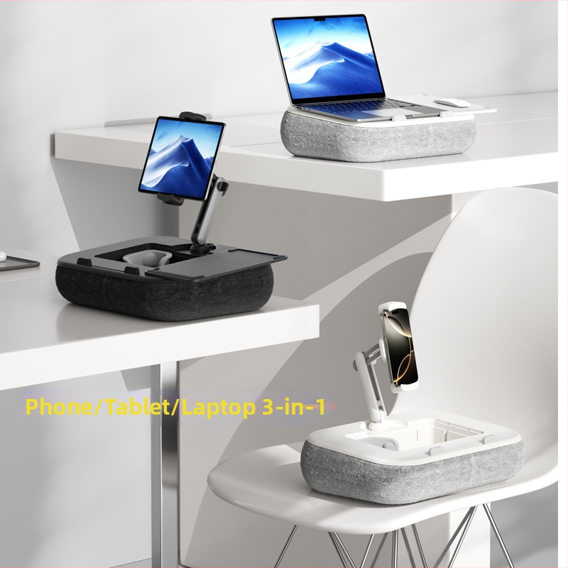 Daugiafunkcinis nešiojamojo kompiuterio stovas, universalus suderinamumas, plastikas, Ledetech, stalinis dizainas