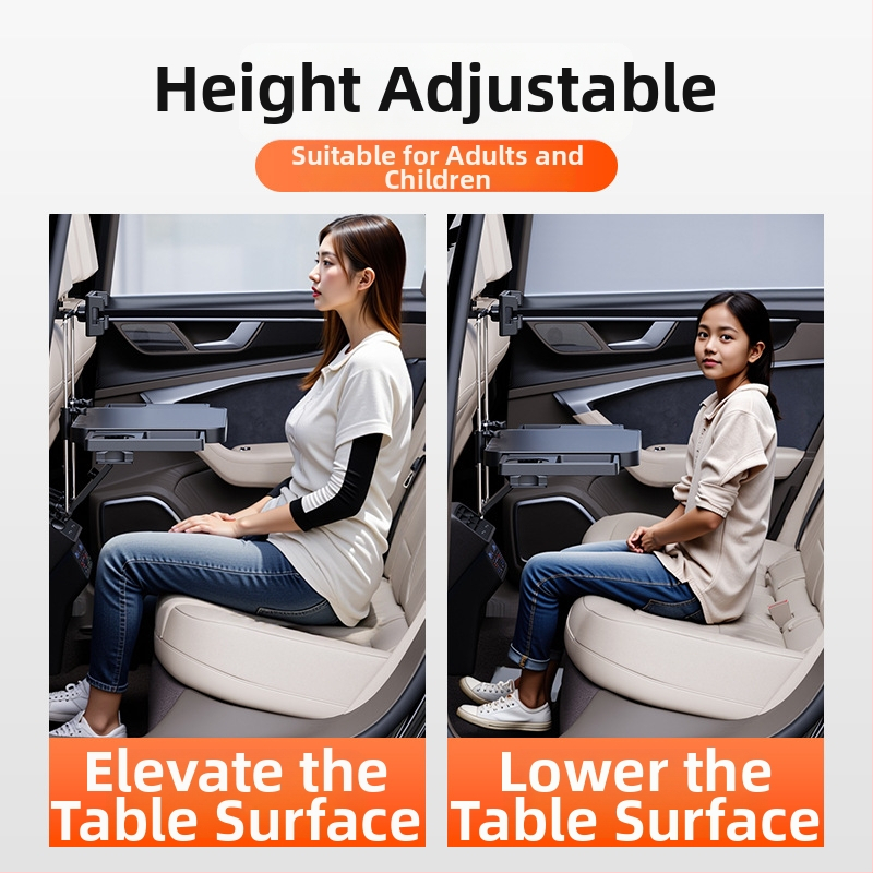 Shunwei Automobilio stalas – Daugiafunkcinis, Sulankstomas, Iš plastiko, 360×255 mm, Tvirtinimas spaudimu