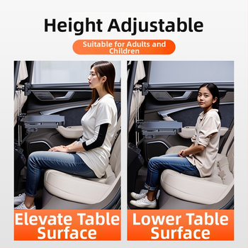 Shunwei 6. põlvkonna auto laualaud – kokkupandav mitmeotstarbeline plastikust laud auto jaoks, snap-in paigaldus, universaalne ühilduvus