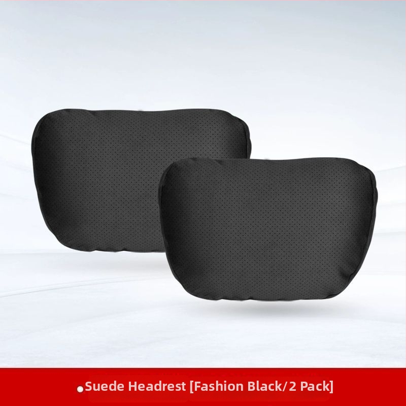 Automobilski jastuk za naslon za glavu i lumbalni jastučić – vanjski materijal: drvene perle, punilo: poliester, universalna kompatibilnost, sve sezone