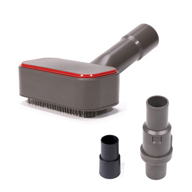 EMEXIN MX-B29 Kaķu un suņu apmatojuma noņemšanas suka putekļsūcējiem — Saderīgs ar Dyson V6–V9, Shark, Miele, Kenmore, Kärcher; Materiāli: ABS, PC, nerūsējošs tērauds