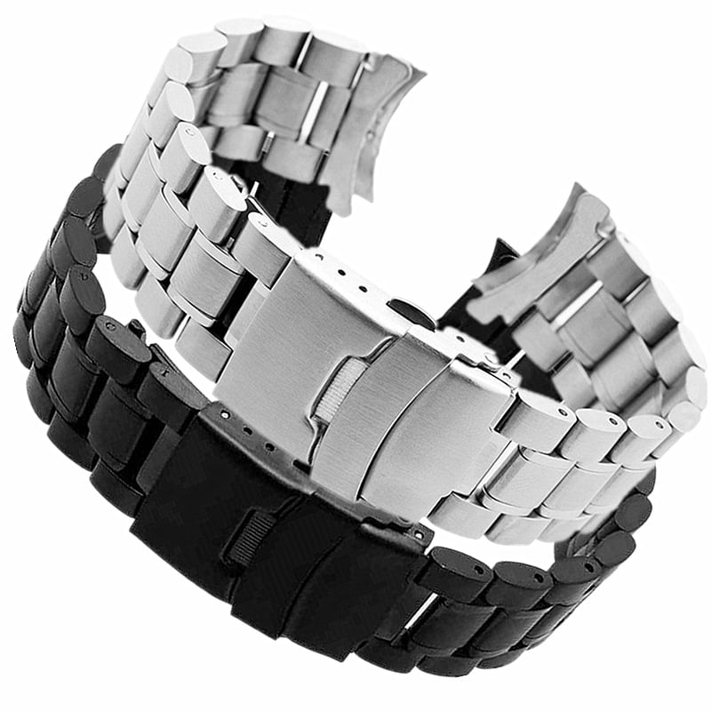 Nerezový náramok na hodinky — Happy watch strap, všestranný minimalistický štýl, ľahký lux, mestská dochádzka