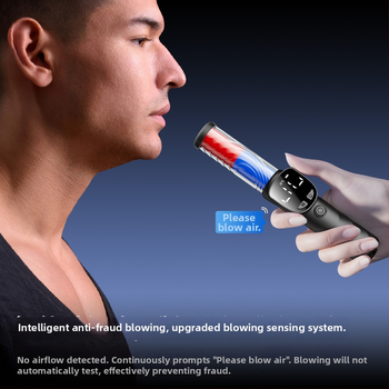 Dah alkoholni tester, tip puhanja, za vožnju pod utjecajem alkohola, visoka preciznost — Marka Rong Guangda