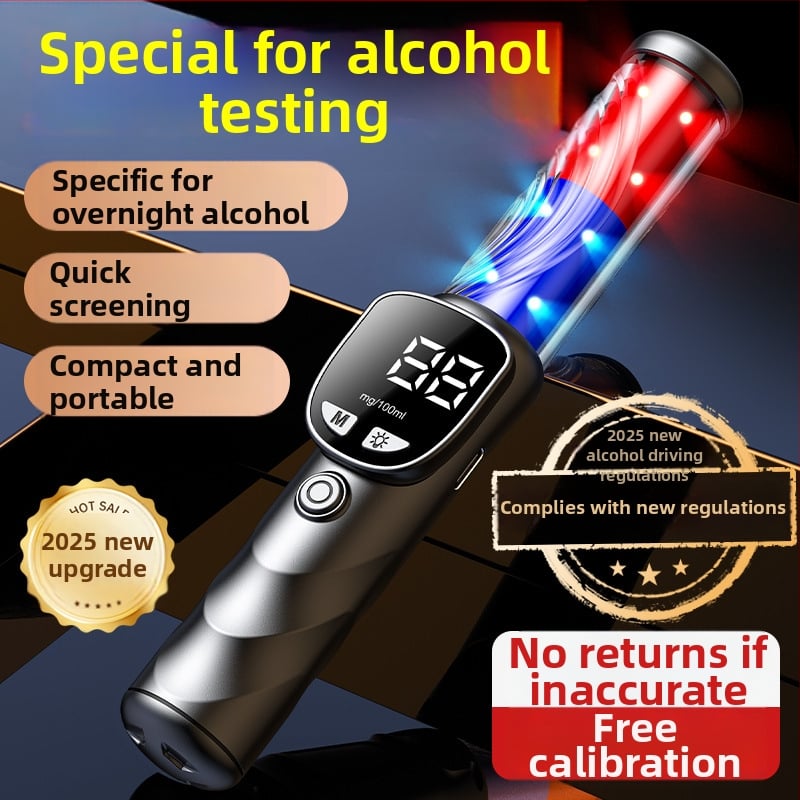Dah alkoholni tester, tip puhanja, za vožnju pod utjecajem alkohola, visoka preciznost — Marka Rong Guangda