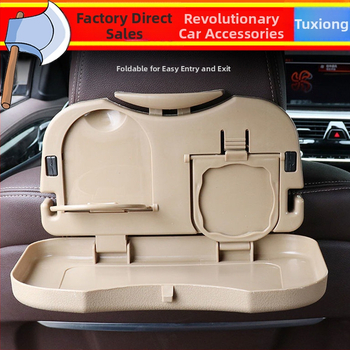 Automobilio galinės sėdynės sulankstomas stalas, ABS plastikas, sulankstomas ir nešiojamas, tinka valgyti, nešiojamam kompiuteriui/biurui/mokymuisi