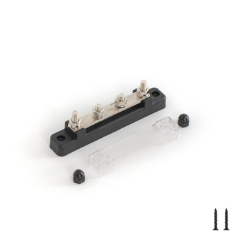 Šina za razvod M6, jednostruka, 2 priključka, 12-48V