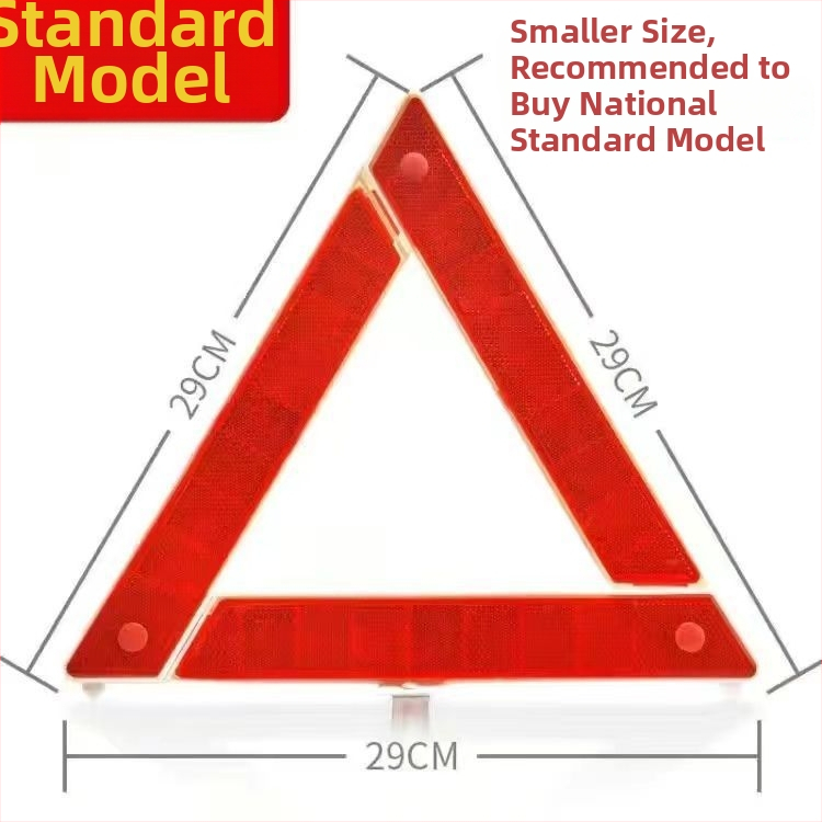 Automobiļu brīdinājuma zīme ar saliekamu atstarojošu briesmu plāksni un ugunsdzēsības komplektu