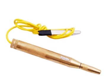 Automobilový tester obvodov s meďaným hrotom a vodičom, univerzálny 6V/12V/24V