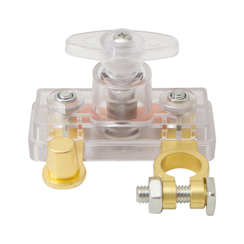 Autó akkumulátor áramkikapcsoló kapcsoló, tiszta réz ötvözetes PC-ház, szivárgás elleni védelem, teherautókhoz