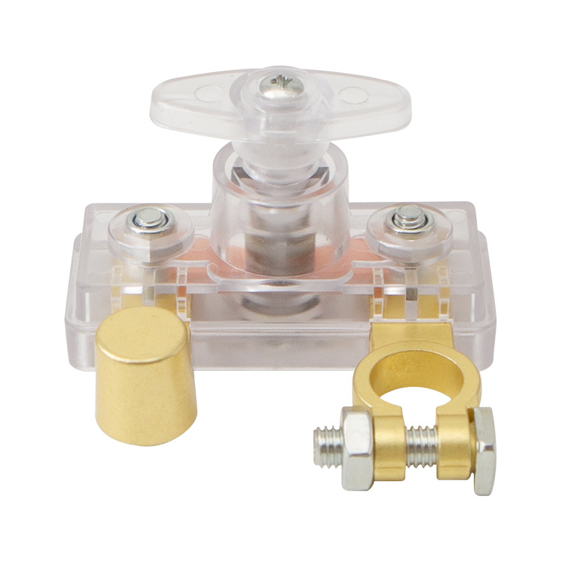 Autó akkumulátor áramkikapcsoló kapcsoló, tiszta réz ötvözetes PC-ház, szivárgás elleni védelem, teherautókhoz