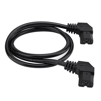 Akumulatora kabelis no tīra vara, ar dubultiem sieviešu kontaktligzdām, pagarināšanas kabelis