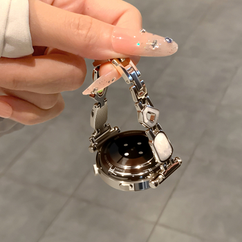 Metalni remen za Huawei GT3/GT4/GT5 s pavé dijamantom, kopča Snap