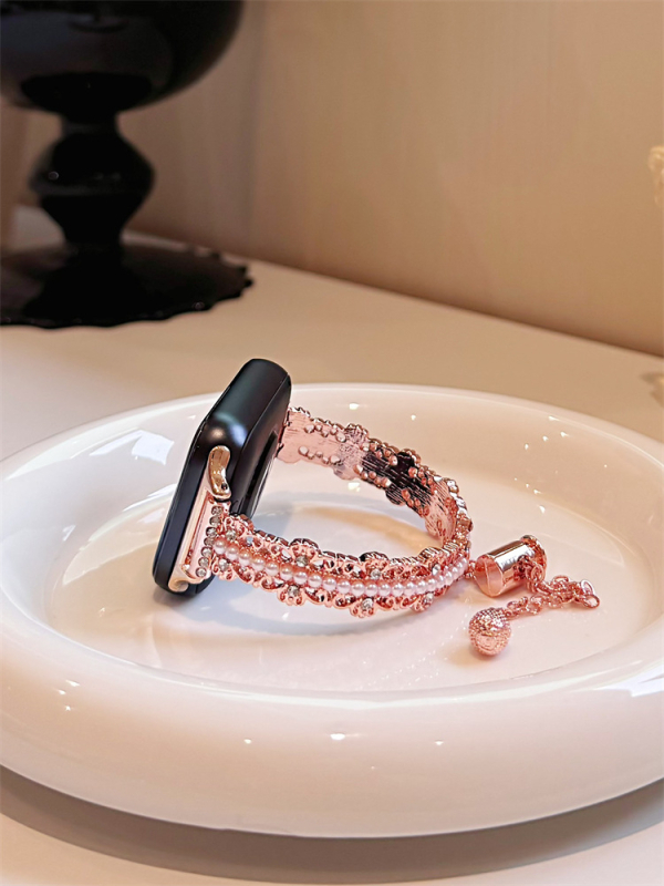 Narukvica od bisernih perli za kaiševe Xiaomi Mi Band 8 Pro, 7, 6, 5, 4 i 3 – za žene