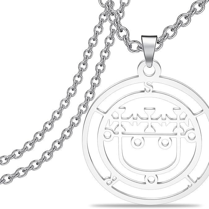 Ново трансгранично европейско и американско стилно кръгло колие от титаниева стомана с усмихнато лице, неизбледняваща мода от неръждаема стомана и персонализирани бижута с висулка на едро.