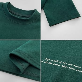 Ženski T-shirt s kratkim rukavima, ležeran kroj, okrugli izrez, Milk Silk tkanina, poliester ≥95%, ljeto 2025