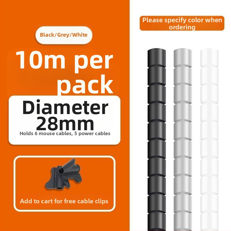 Plastikinis kabelių vyniojimo vamzdelis su apsaugine danga, kabelių suvedimui ir tvarkimui — atsparus naminiams gyvūnams