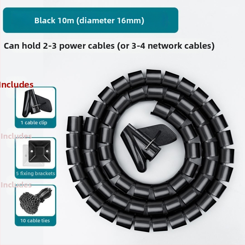 Plastikinis kabelių vyniojimo vamzdelis su apsaugine danga, kabelių suvedimui ir tvarkimui — atsparus naminiams gyvūnams