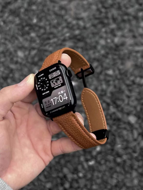 Remen za Apple Watch, prirodna koža, jednostavan stil, predstavljen 2024