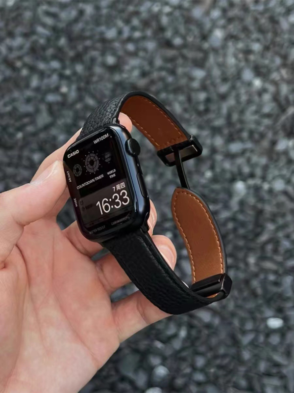 Remen za Apple Watch, prirodna koža, jednostavan stil, predstavljen 2024