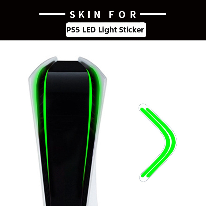 PS5 aizsargfolija LED gaismas joslai – PVC, 0,1 mm, saderīgs ar PS5, ūdensnecaurlaidīgs, pielāgota uzklāšana, OPP maisiņš