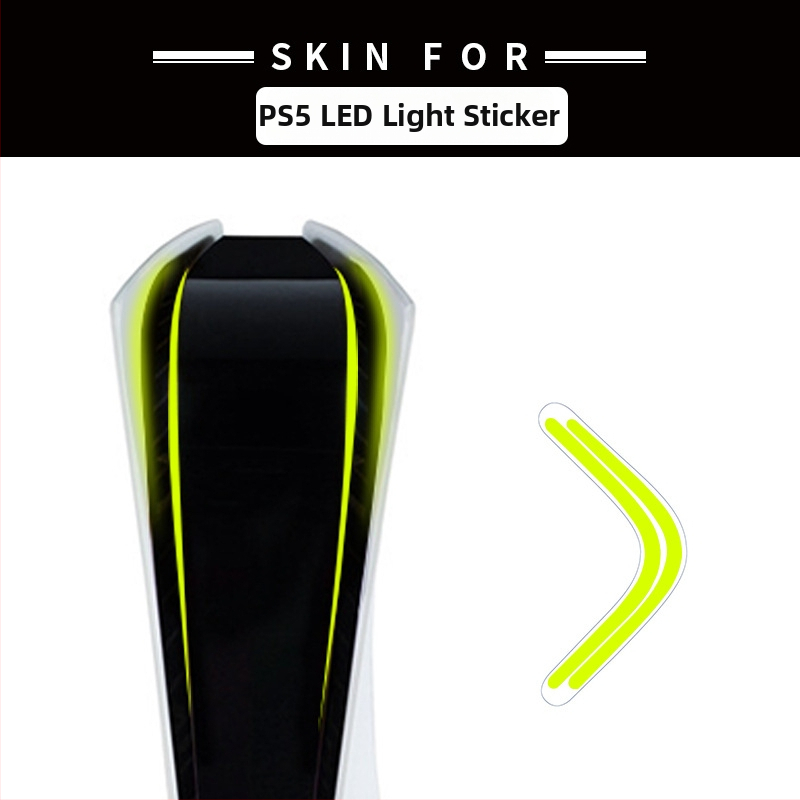 PS5 aizsargfolija LED gaismas joslai – PVC, 0,1 mm, saderīgs ar PS5, ūdensnecaurlaidīgs, pielāgota uzklāšana, OPP maisiņš