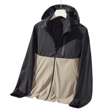 Unisex vanjska vjetrovka (Nylon, UPF50+, brzo sušenje, prozračna, kapuljača)