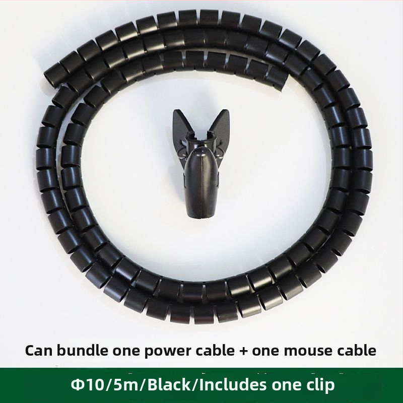 Plastmasas vadu savēršanas caurule ar aizsargājošu kabeli uzglabāšanai un grupēšanai | Stils: Cits | Zīmols: Unique | Kategorija: Cits organizēšanas un putekļu aizsardzības aprīkojums