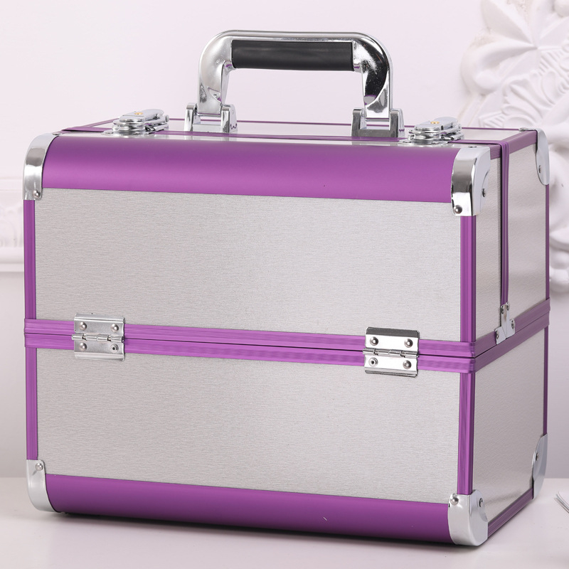 Кутия за татуировъчни инструменти с голям капацитет за грим и маникюр, заключваща се, ABS материал