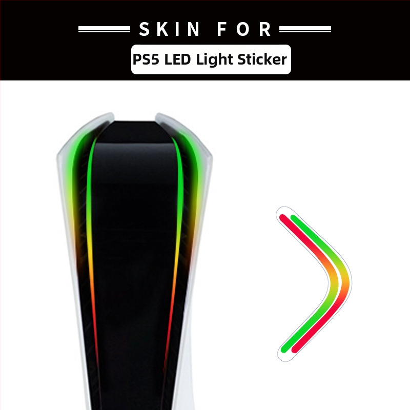 PS5 aizsargfilms LED gaismas joslai, PVC 0,1 mm, ūdensizturīgs, pielāgojama uzklāšana, saderīgs ar PS5