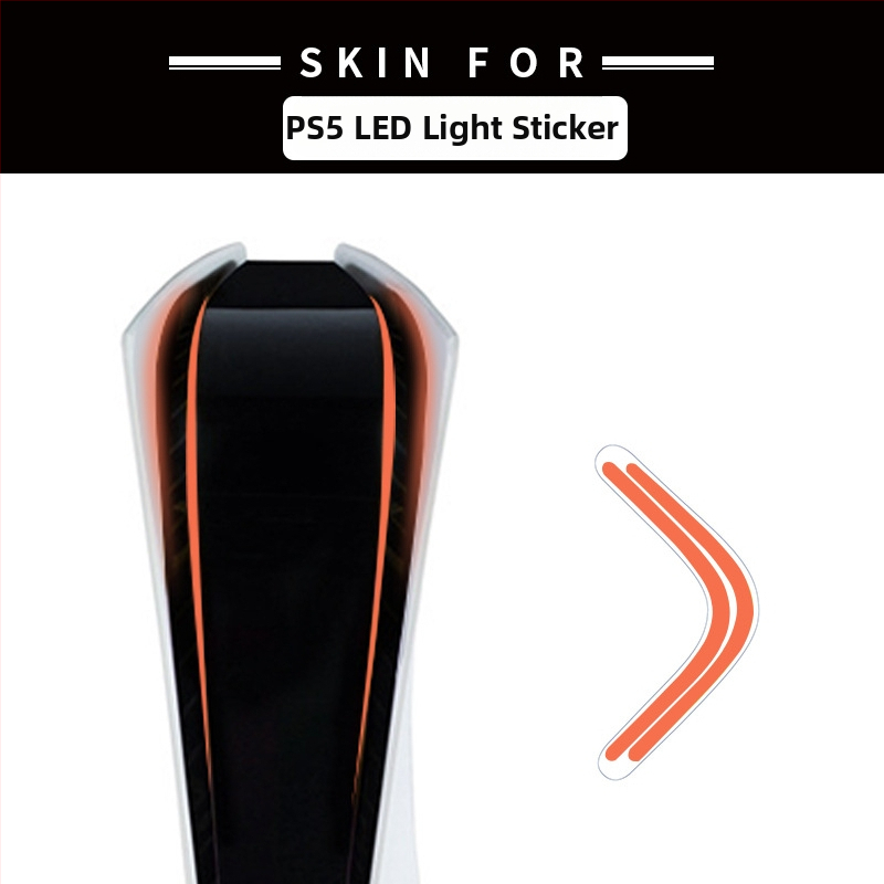 PS5 aizsargfilms LED gaismas joslai, PVC 0,1 mm, ūdensizturīgs, pielāgojama uzklāšana, saderīgs ar PS5