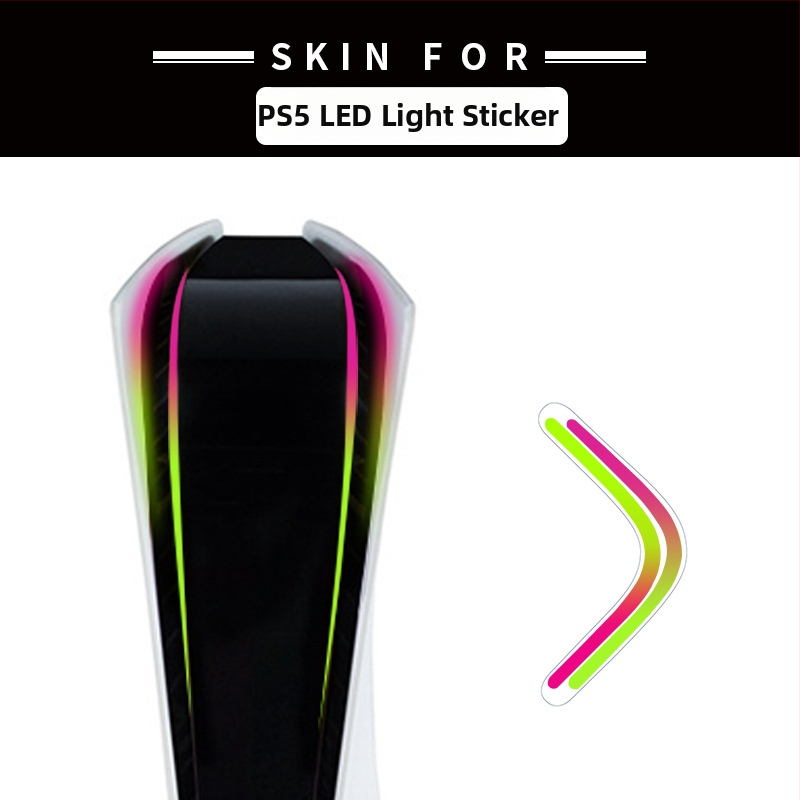 PS5 aizsargfilms LED gaismas joslai, PVC 0,1 mm, ūdensizturīgs, pielāgojama uzklāšana, saderīgs ar PS5