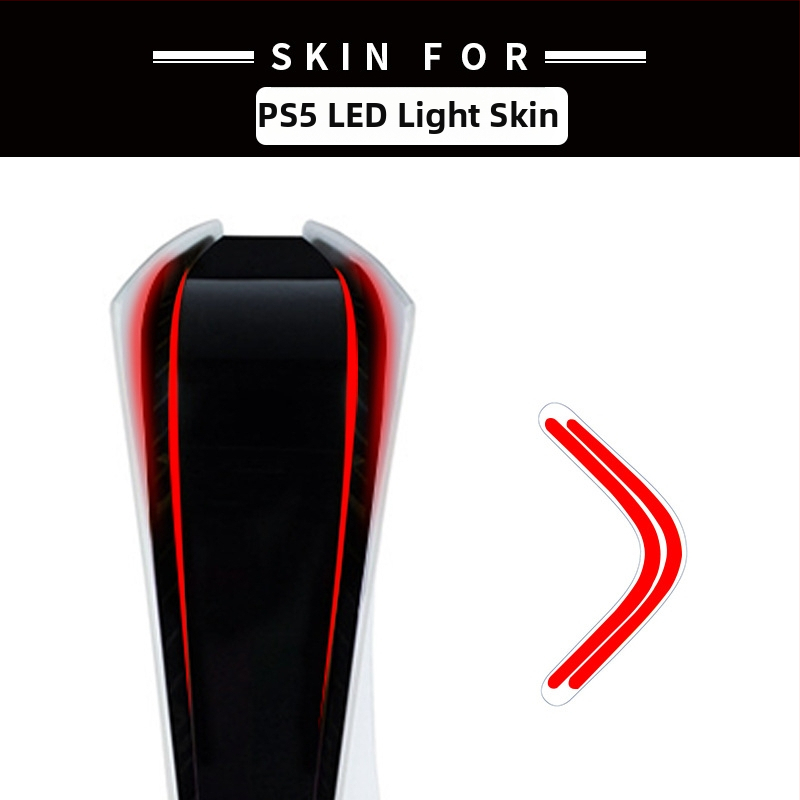 PS5 aizsargfilms LED gaismas joslai, PVC 0,1 mm, ūdensizturīgs, pielāgojama uzklāšana, saderīgs ar PS5