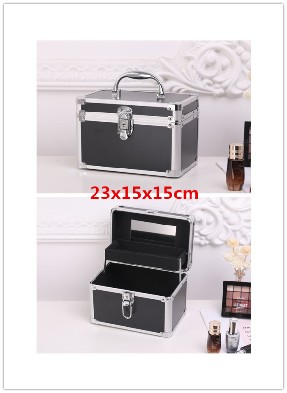 Кутия за татуировъчни инструменти с голям капацитет за грим и маникюр, заключваща се, ABS материал