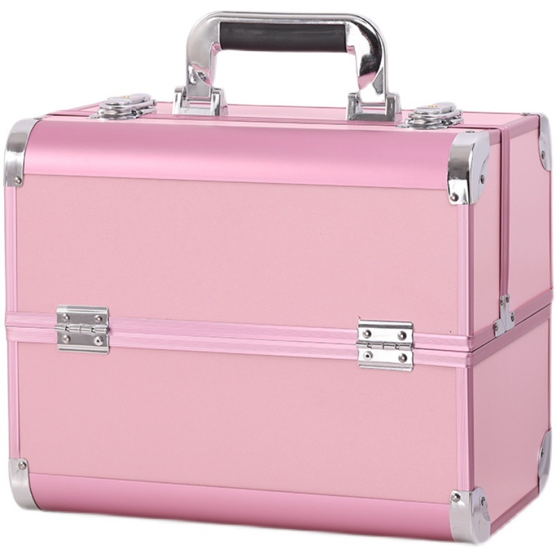 Кутия за татуировъчни инструменти с голям капацитет за грим и маникюр, заключваща се, ABS материал