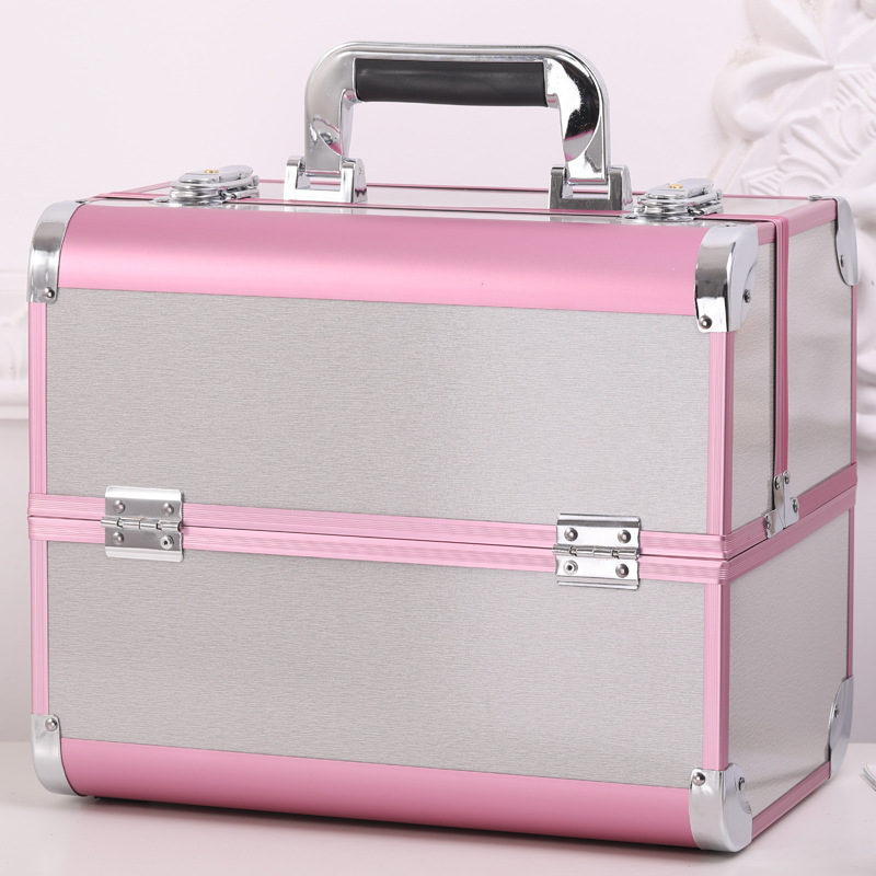 Кутия за татуировъчни инструменти с голям капацитет за грим и маникюр, заключваща се, ABS материал