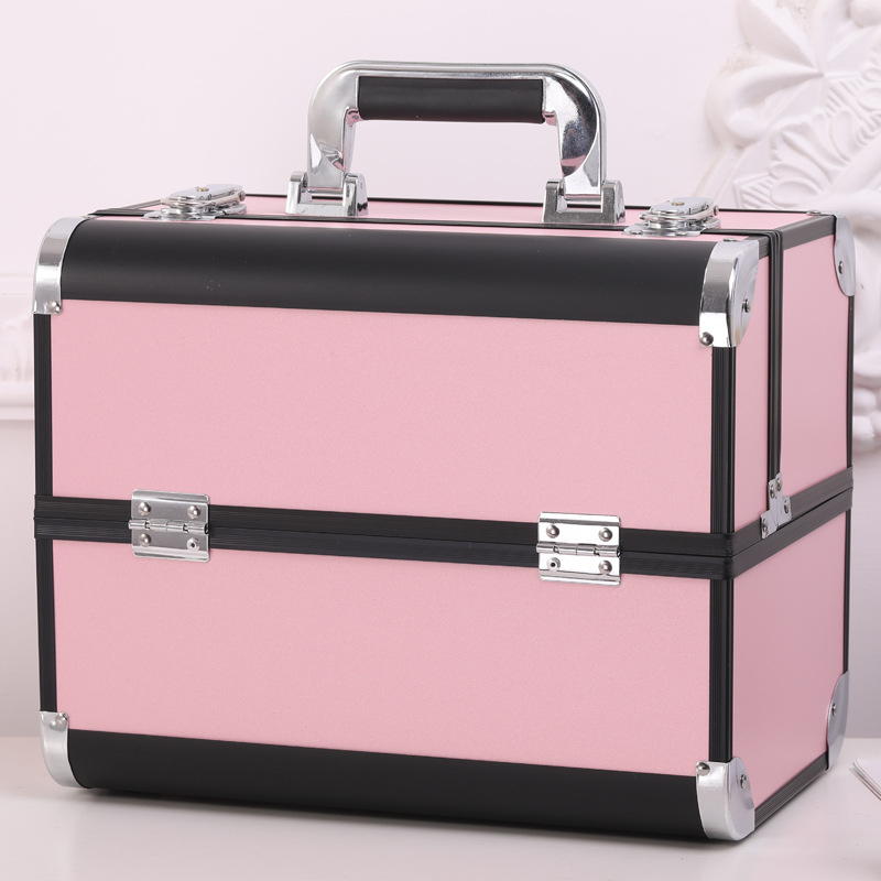 Кутия за татуировъчни инструменти с голям капацитет за грим и маникюр, заключваща се, ABS материал