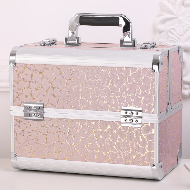 Кутия за татуировъчни инструменти с голям капацитет за грим и маникюр, заключваща се, ABS материал