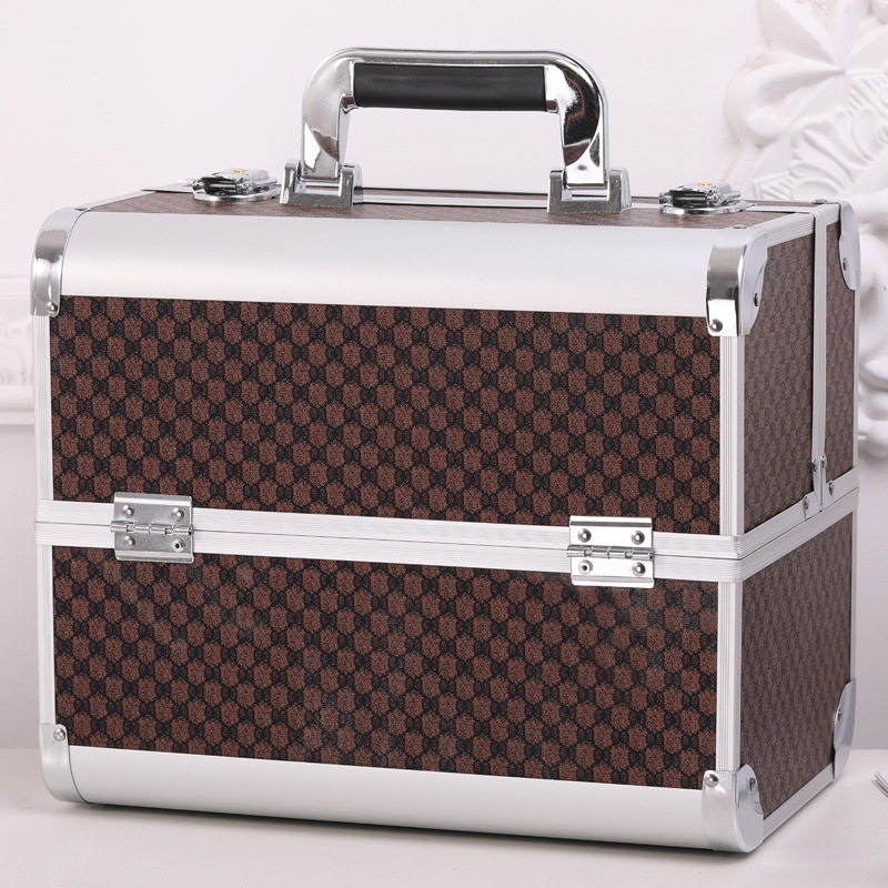 Кутия за татуировъчни инструменти с голям капацитет за грим и маникюр, заключваща се, ABS материал