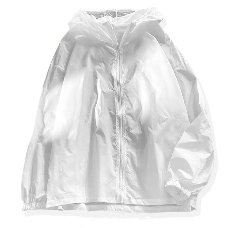 Ultra tenká kapucňová bežecká bunda s UV ochranou, Ice Silk priedušná látka pre leto