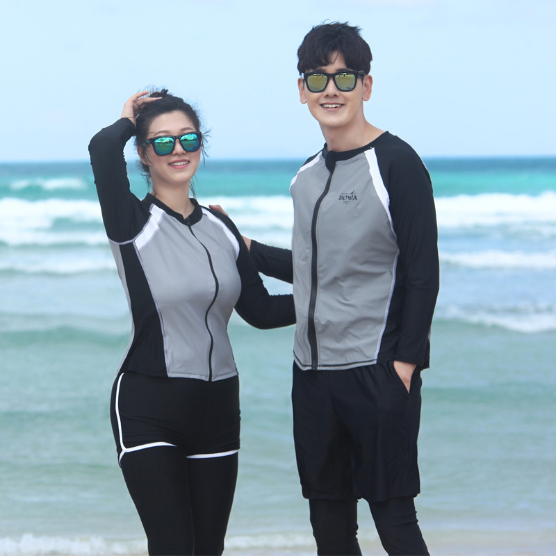 Unisex potápačský oblek s UV ochranou, dlhé rukávy, polyester, vhodný pre všetky ročné obdobia, na plávanie, potápanie a šnorklovanie