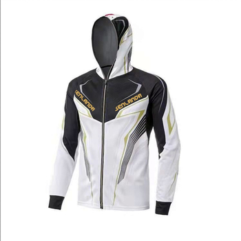 Makšķerēšanas apģērbs ar kapuci saules aizsardzībai – ātri žūst, elpojošs, radiācijas aizsardzība, pretvēja, mitrumu vadība