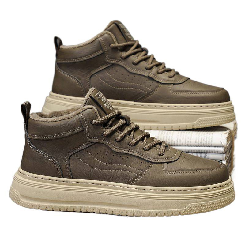 Vīriešu ziemas kurpes ar flīsa oderi, Ultra-Fiber augšpuse, mākslīgā flisa iekšzole, pretslīdēšana, izturīgas, ikdienas